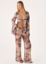 Jadia Flared Pants - Golden Tiger - Image 6