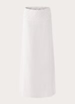 Jenna Crinkle Maxi Skirt - White - Image 9