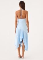 Jinli Midi Dress - Blue - Image 2