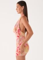 Jonna Mini Dress - Botanic Cheetah - Image 3