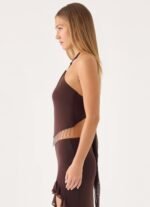 Joosal Beaded Top - Brown - Image 4