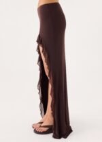 Joosal Maxi Skirt - Brown - Image 4