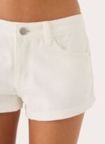 Karter Denim Low Rise Short - White - Image 6