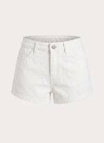Karter Denim Low Rise Short - White - Image 9
