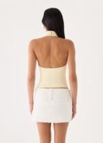 Kimina Halter Top - Yellow - Image 3