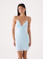 Leeana Mini Dress - Blue - Image 2