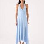 Lenno Midi Dress - Sky Blue