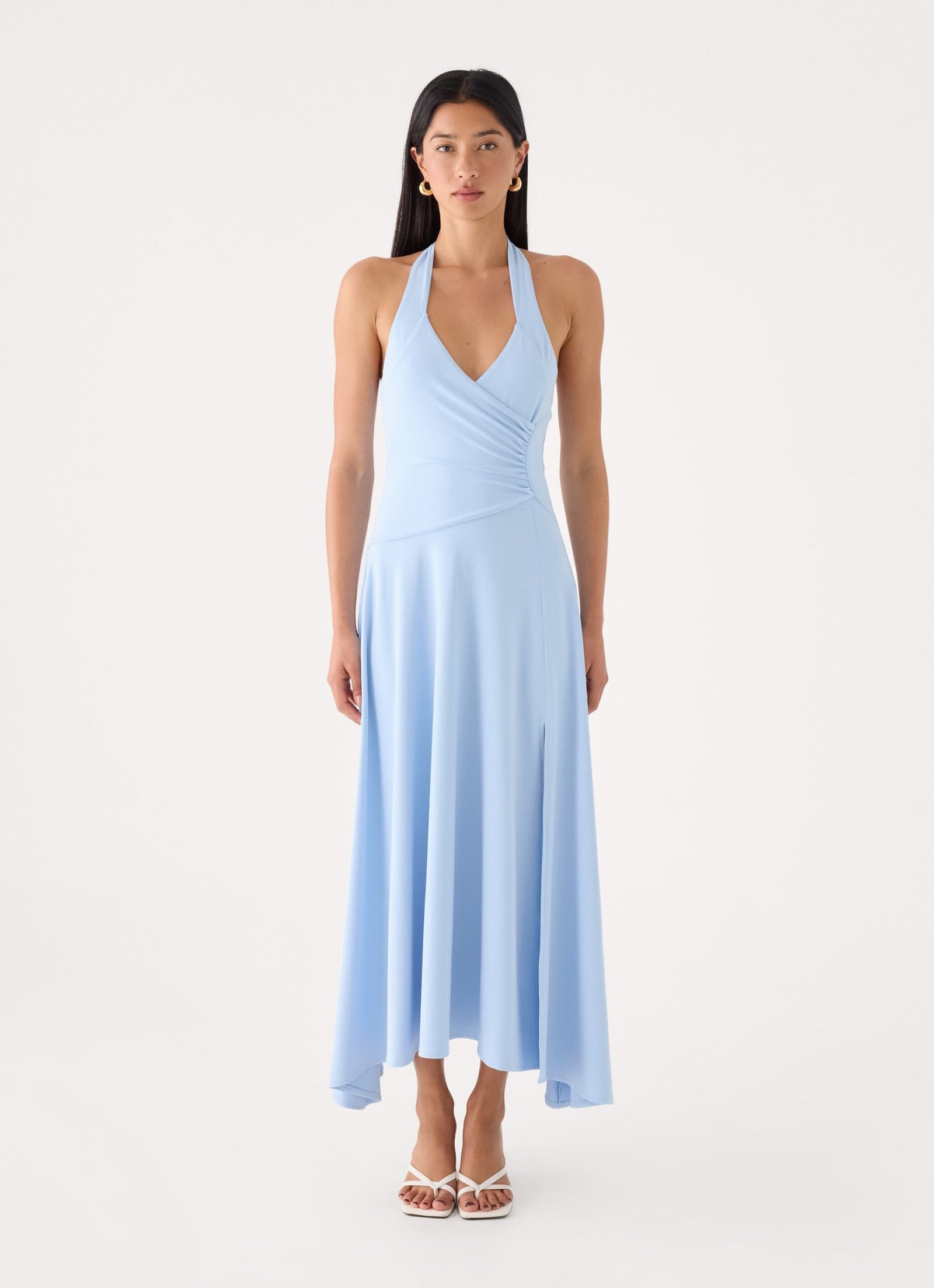 LennoMidiDressBlue2.jpg Lenno Midi Dress - Sky Blue - Image 1