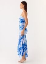 Lo Siento Midi Dress - Indigo Garden - Image 3