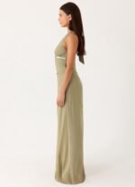 Lorela Maxi Dress - Pale Olive - Image 4