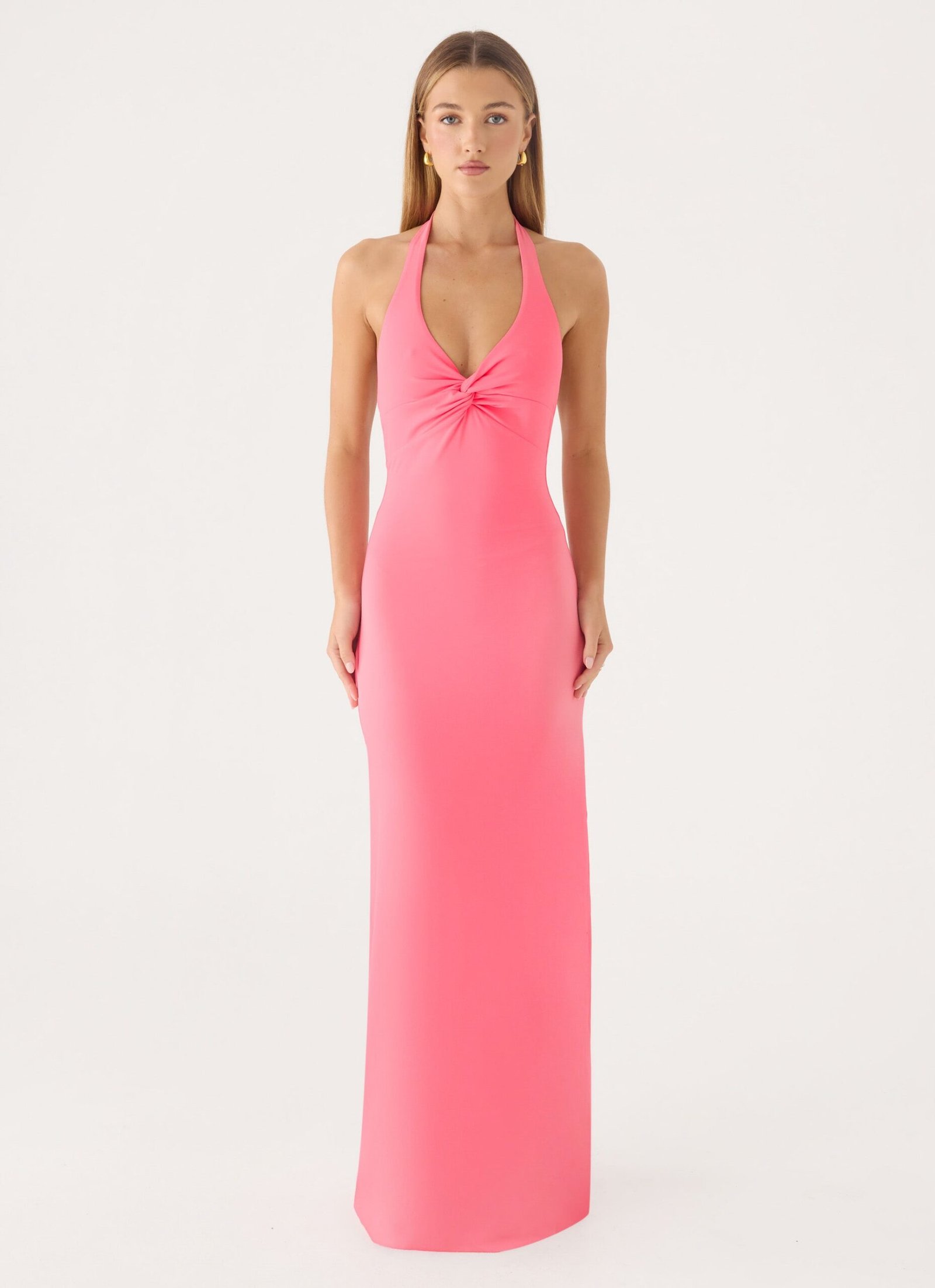 LoverboyMaxiDressCoral1.jpg Loverboy Maxi Dress - Coral - Image 1