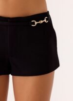 Lulita Belted Shorts - Black - Image 5
