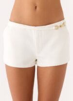 Lulita Belted Shorts - White - Image 6