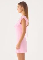 Malina Mini Dress - Pink - Image 7