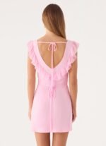 Malina Mini Dress - Pink - Image 6