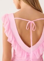 Malina Mini Dress - Pink - Image 10