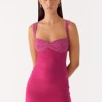 Marias Mini Dress - Fuchsia