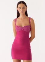 Marias Mini Dress - Fuchsia