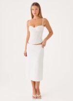 Moments Midi Skirt - White - Image 6