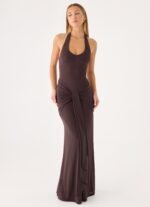 Myrhee Maxi Dress - Chocolate - Image 6
