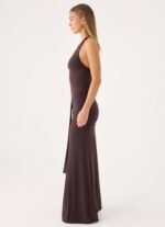Myrhee Maxi Dress - Chocolate - Image 4