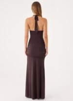 Myrhee Maxi Dress - Chocolate - Image 3