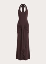 Myrhee Maxi Dress - Chocolate - Image 8