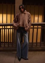 Naylor Faux Fur Jacket - Brown - Image 2