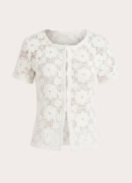 Nyxie Crochet Top - White - Image 12