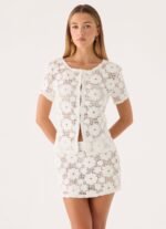 Nyxie Crochet Top - White - Image 10