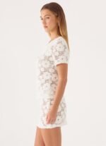 Nyxie Crochet Top - White - Image 6