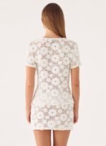 Nyxie Crochet Top - White - Image 7
