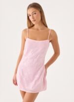 Posey Mini Dress - Pink - Image 7