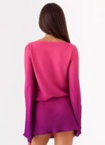 Rafaella Mini Dress - Fuchsia Violet Ombre - Image 4
