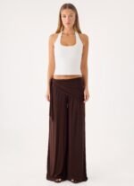 Riyan Waist Scarf Pant - Chocolate - Image 3