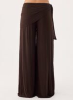 Riyan Waist Scarf Pant - Chocolate - Image 5