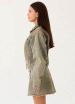 Roman Darts Jean Jacket - Vintage Tan Wash - Image 5