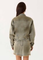 Roman Darts Jean Jacket - Vintage Tan Wash - Image 6