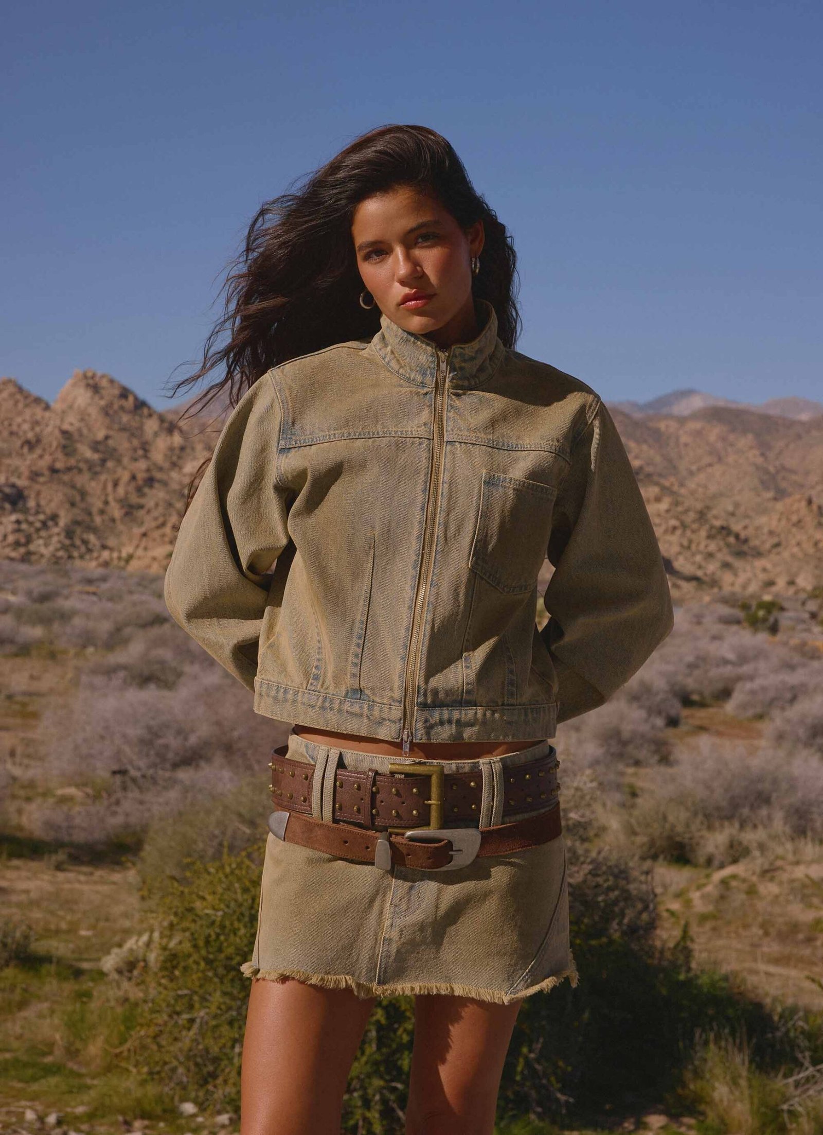 RomanDartsJeanJacketVintage8.jpg Roman Darts Jean Jacket - Vintage Tan Wash - Image 1
