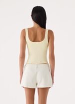 Rosamel Beaded Tank Top - Yellow - Image 4