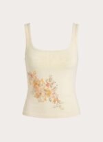 Rosamel Beaded Tank Top - Yellow - Image 9
