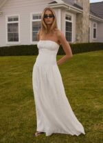 Roslynn Maxi Dress - White - Image 3
