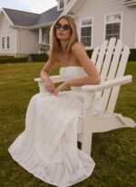Roslynn Maxi Dress - White - Image 5