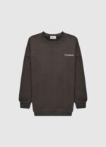 Signature Oversized Sweatshirt - Charcoal - Image 10
