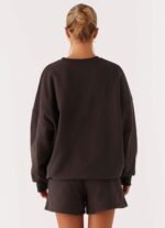 Signature Oversized Sweatshirt - Charcoal - Image 6