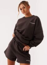 Signature Oversized Sweatshirt - Charcoal - Image 7
