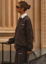 Signature Oversized Sweatshirt - Charcoal - Image 2