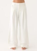 Sora Low Rise Pant - White - Image 2