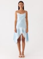 Starla Midi Dress - Pale Blue - Image 5