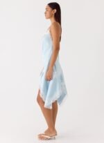 Starla Midi Dress - Pale Blue - Image 3